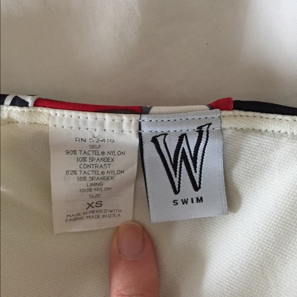 W Swim red, white and blue bikini - Picture 2 of 4